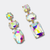 Aurora Borealis Crystal Earrings | Gold