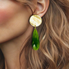 Clip Olive Earrings | Gold