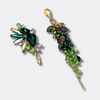 Green Champagne Earrings | Gold