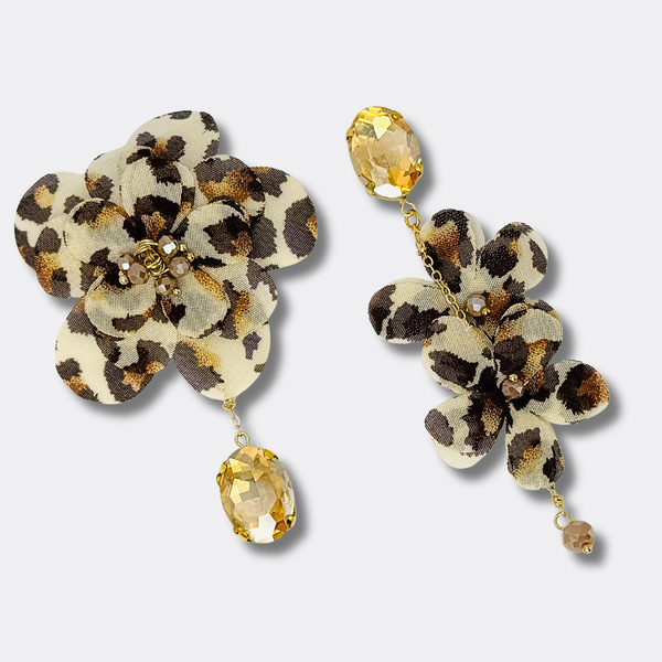 Light Leopard Festival Earrings | Gold