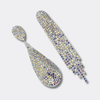 AB Strass Drop Earrings | Silver - Muze Earrings