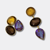 Beige Lilac Earrings | Gold - Muze Earrings