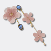 Blush Pink Bloom Earrings | Gold - Muze Earrings