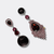 Bordeaux Pearl Strass | Silver - Muze Earrings