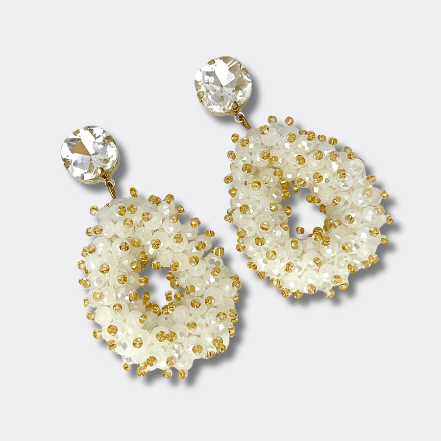 Bridal Hoops Earrings | Gold - Muze Earrings