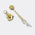 Bride with Pearls Earrings | Gold - Muze Earrings