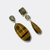 Brown Crystal Tiger Eye Earrings | Gold - Muze Earrings