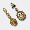 Champagne Leopard Agate II Earrings | Gold - Muze Earrings