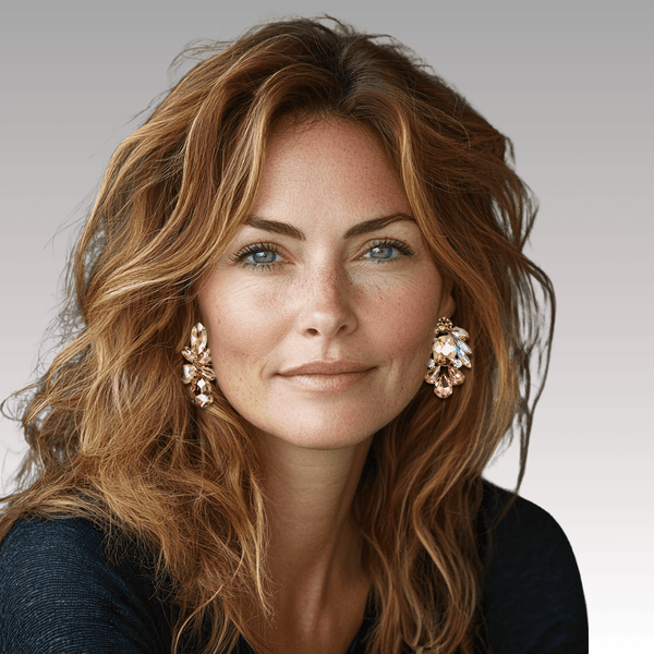 Clip Earrings Soft Tones | Gold - Muze Earrings