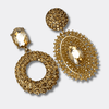 Clip Earrings Summer Champagne | Gold - Muze Earrings