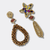 Copper AB Beads Earrings | Gold - Muze Earrings