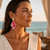 Coral Shell Earrings | Gold - Muze Earrings