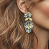 Crystal AB Earrings | Silver - Muze Earrings