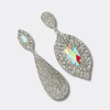 Crystal AB Sparkle Earrings | Silver - Muze Earrings