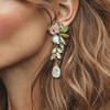 Crystal AB Summer Earrings | Gold - Muze Earrings