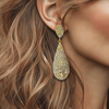 Cystal AB Sparkle Earrings | Gold - Muze Earrings