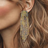 Cystal AB Sparkle Earrings | Gold - Muze Earrings