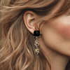Dalmatian Energy Earrings | Gold - Muze Earrings