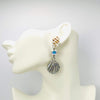 Handgemaakt statement oorbel earrings ab strass cockle handgemaakt door MUZE earrings. Gratis geleverd binnen nederland en belgie.
