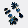 Earrings Blue Small Flower | Gold - Muze Earrings
