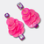 Fuchsia Shell Earrings | Gold - Muze Earrings