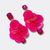 Fuchsia Shell Earrings | Gold - Muze Earrings