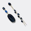 Long Lapis Lazuli Earrings | Gold - Muze Earrings