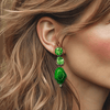 Muse Aventurine Earrings | Silver - Muze Earrings