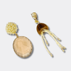 Natural Jellyfish Earrings | Gold - Muze Earrings