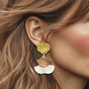 Natural Shells Earrings | Gold - Muze Earrings
