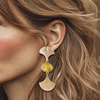 Natural Shells Earrings | Gold - Muze Earrings