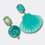 Ocean Shell Earrings | Silver - Muze Earrings