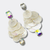 Pearly White Shells Earrings | Silver - Muze Earrings