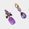 Summer Lilacs Earrings | Gold - Muze Earrings