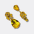 Sunny Yellow Earrings | Gold - Muze Earrings