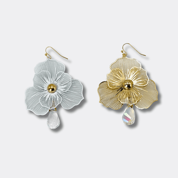 Wedding Bloom Earrings | Gold - Muze Earrings