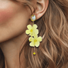 Yellow Festival Earrings | Gold - Muze Earrings
