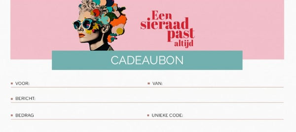 MUZE cadeaubon - Muze earrings.com