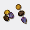 Beige Lilac Earrings | Gold