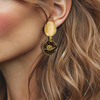 Champagne Beads Earrings | Gold