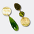Clip Olive Earrings | Gold