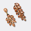 Peachy Leafs Earrings | Gold