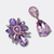 Rebel Lilac Glam Earrings | Gold