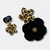Leopard Flowers Earrings | Gold