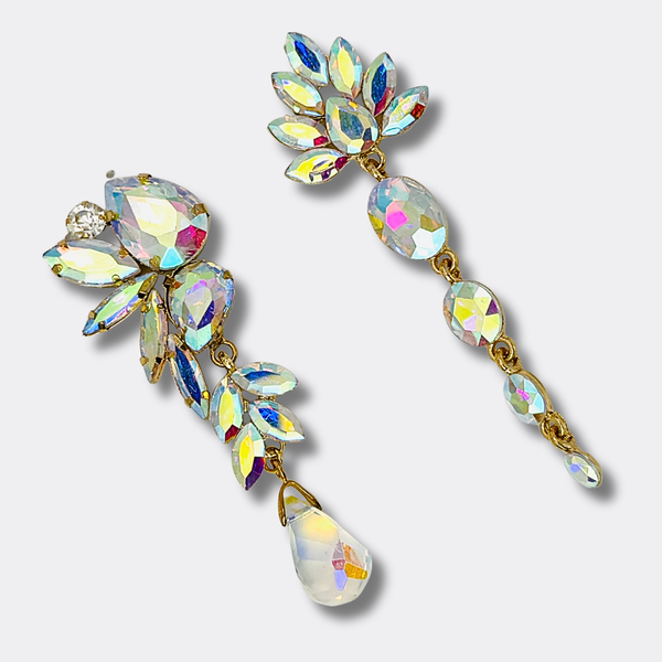 Wedding Chique AB Earrings | Gold