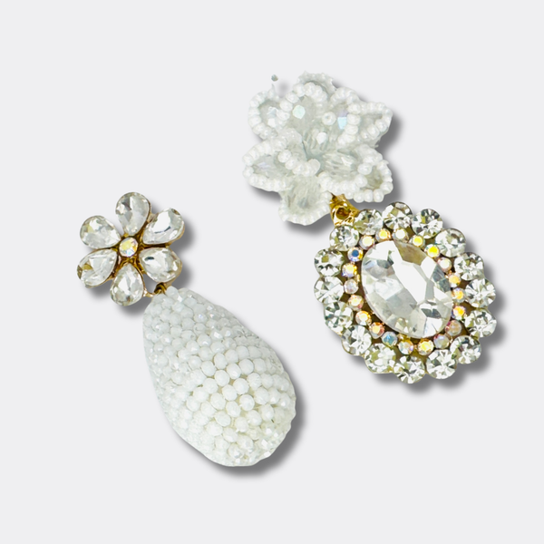 Wedding Bouquet Earrings | Gold