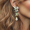 Wedding Chique AB Earrings | Gold