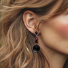 Bordeaux Pearl Strass | Silver