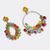 Colorful Beads Earrings | Gold