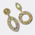 AB Strass Glam Earrings | Gold - Muze Earrings